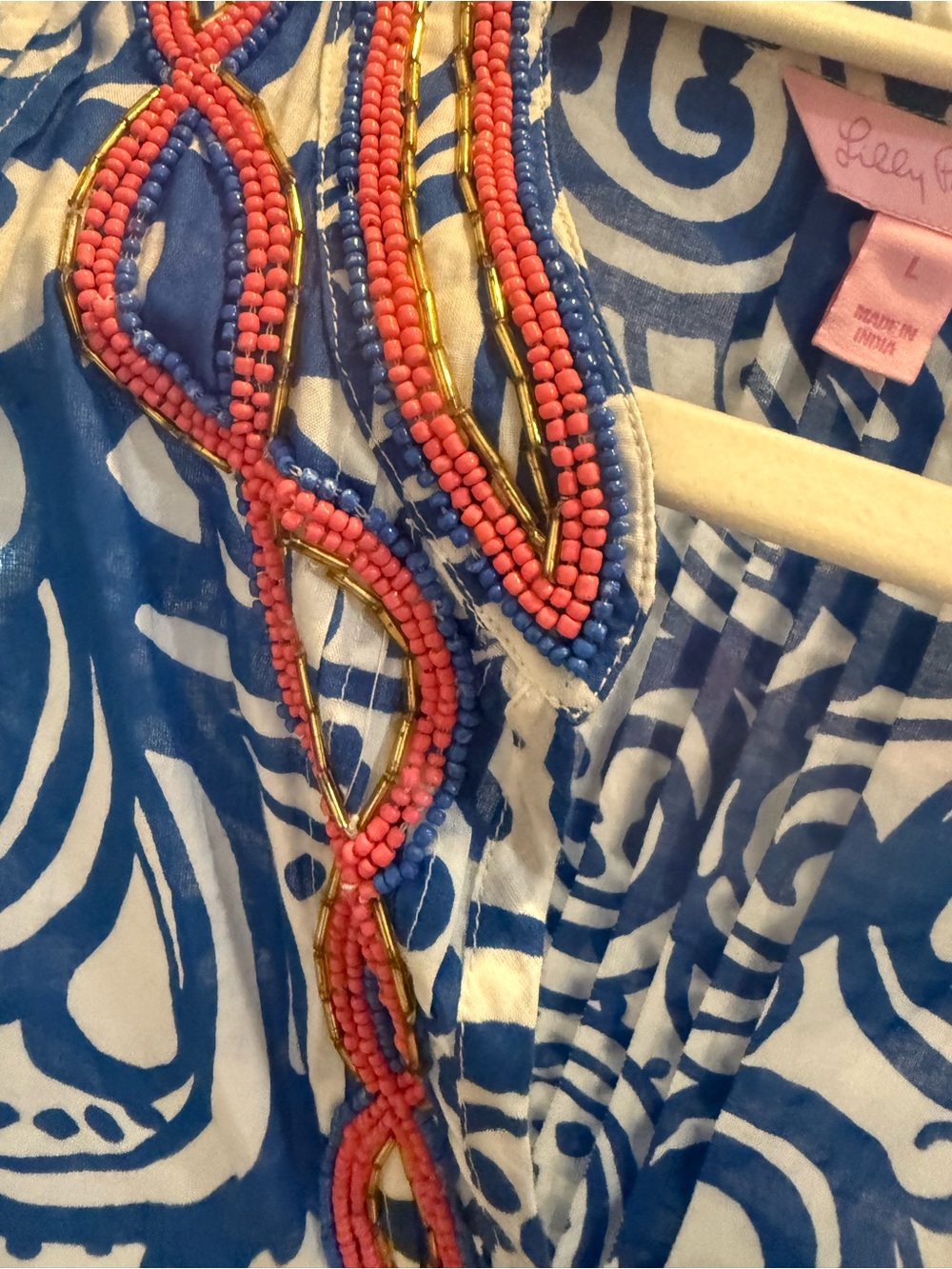 Lilly Pulitzer Sarasota Beaded Tunic - Picture 4 of 8